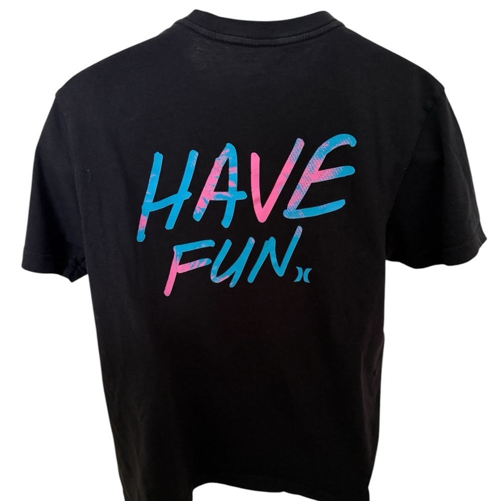 HURLEY “Have “Fun” Happy Face Tee Shirt Men M Medium